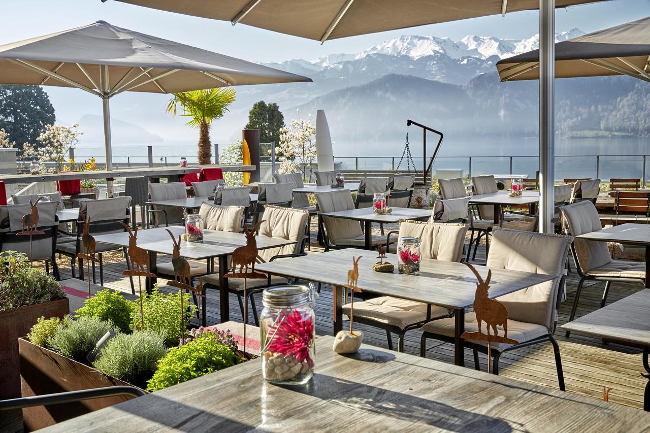 Alpenblick Weggis - Panorama & Alpen Chic Hotel Dış mekan fotoğraf
